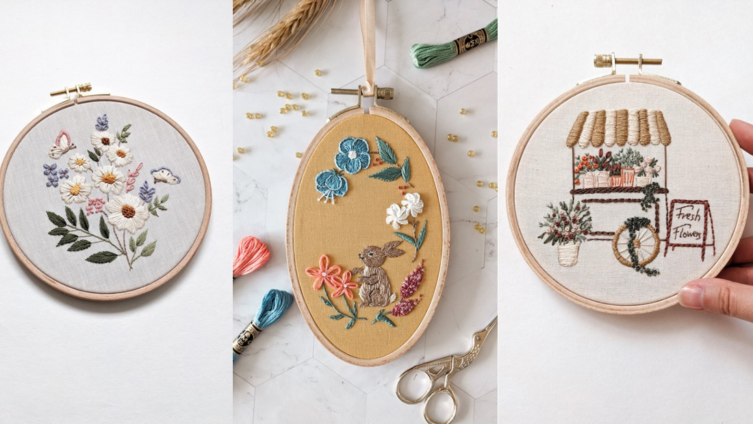Trois kits de broderie à essayer pour les débutants