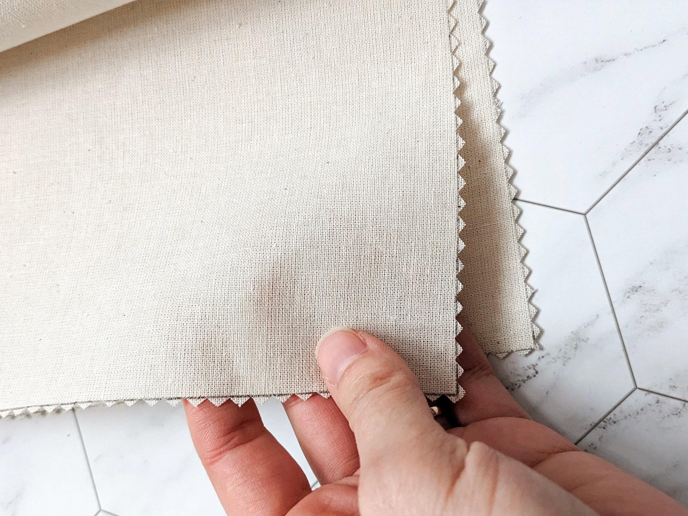 Coupons de tissu en coton, lin melangé, spécial broderie traditionnelle, couleurs pastels, tissu à broder
