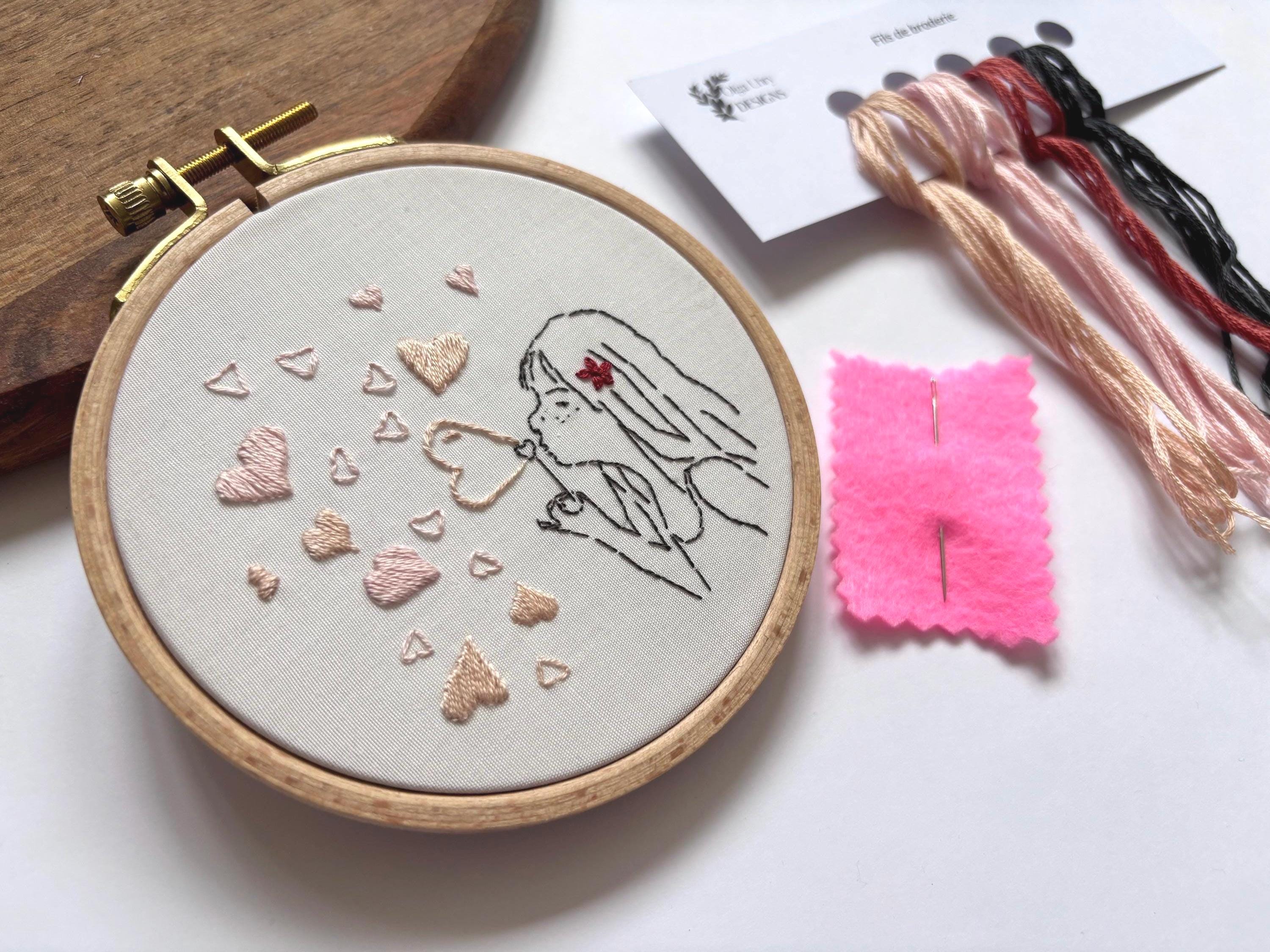 Kit de broderie - La petite rêveuse