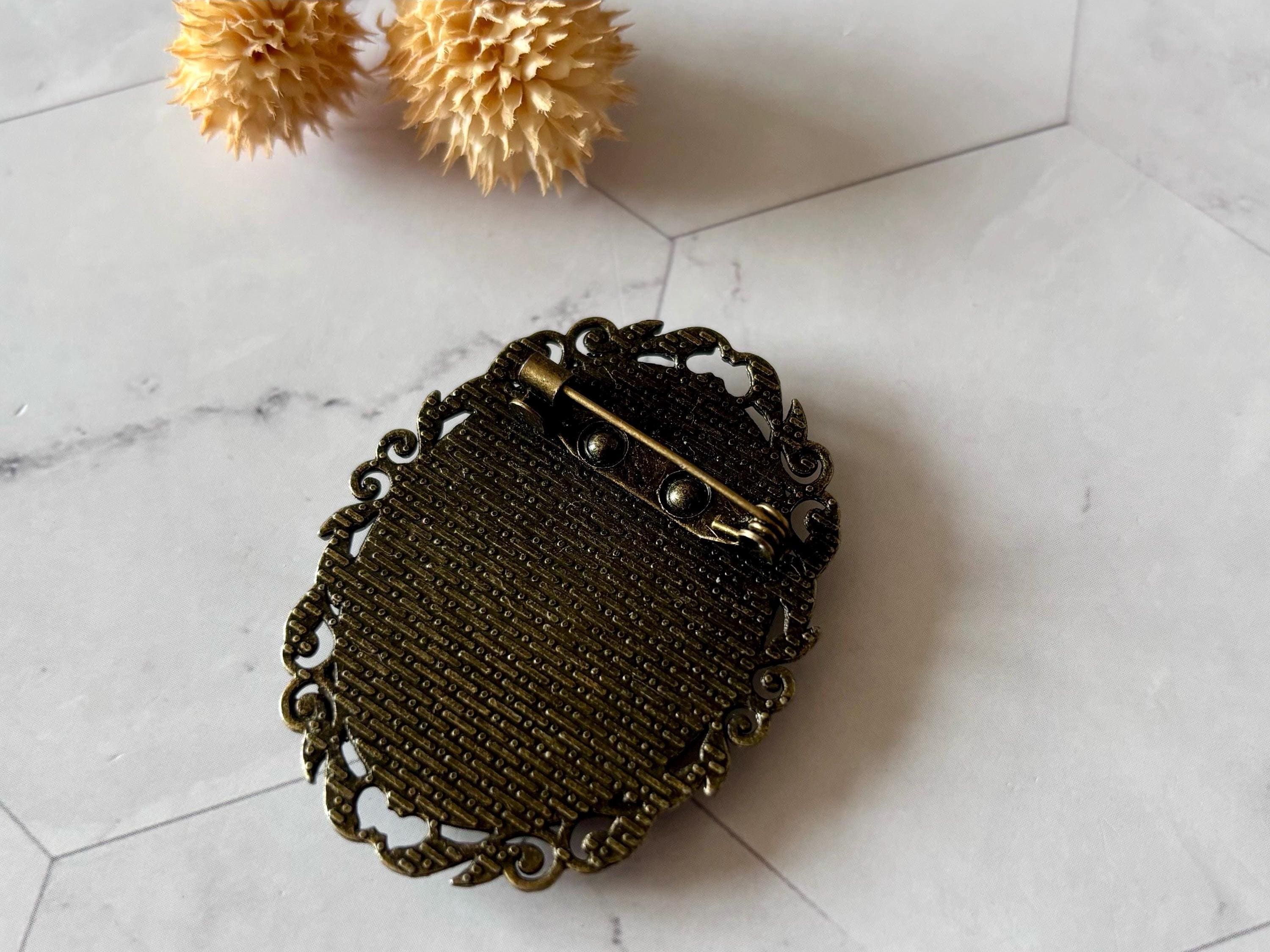 Broche vintage Renard ou Écureuil décoration vêtements ou tote bag, broderie à la main
