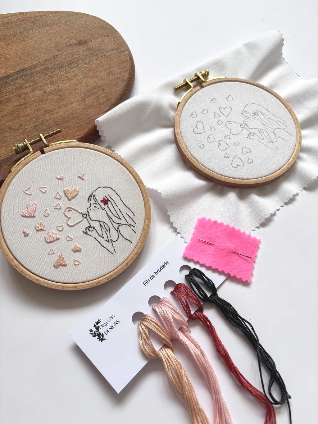Kit de broderie - La petite rêveuse
