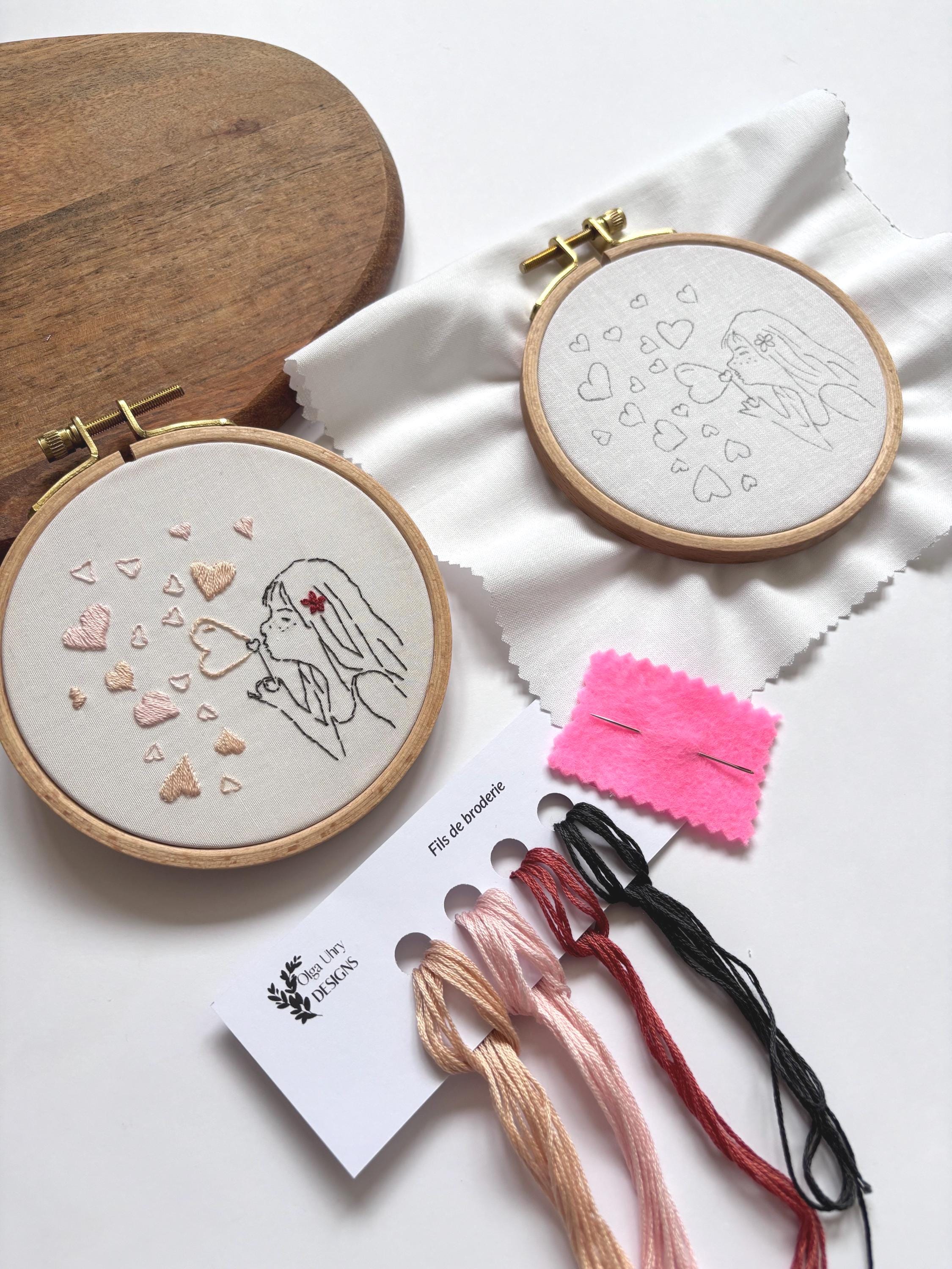 Kit de broderie - La petite rêveuse