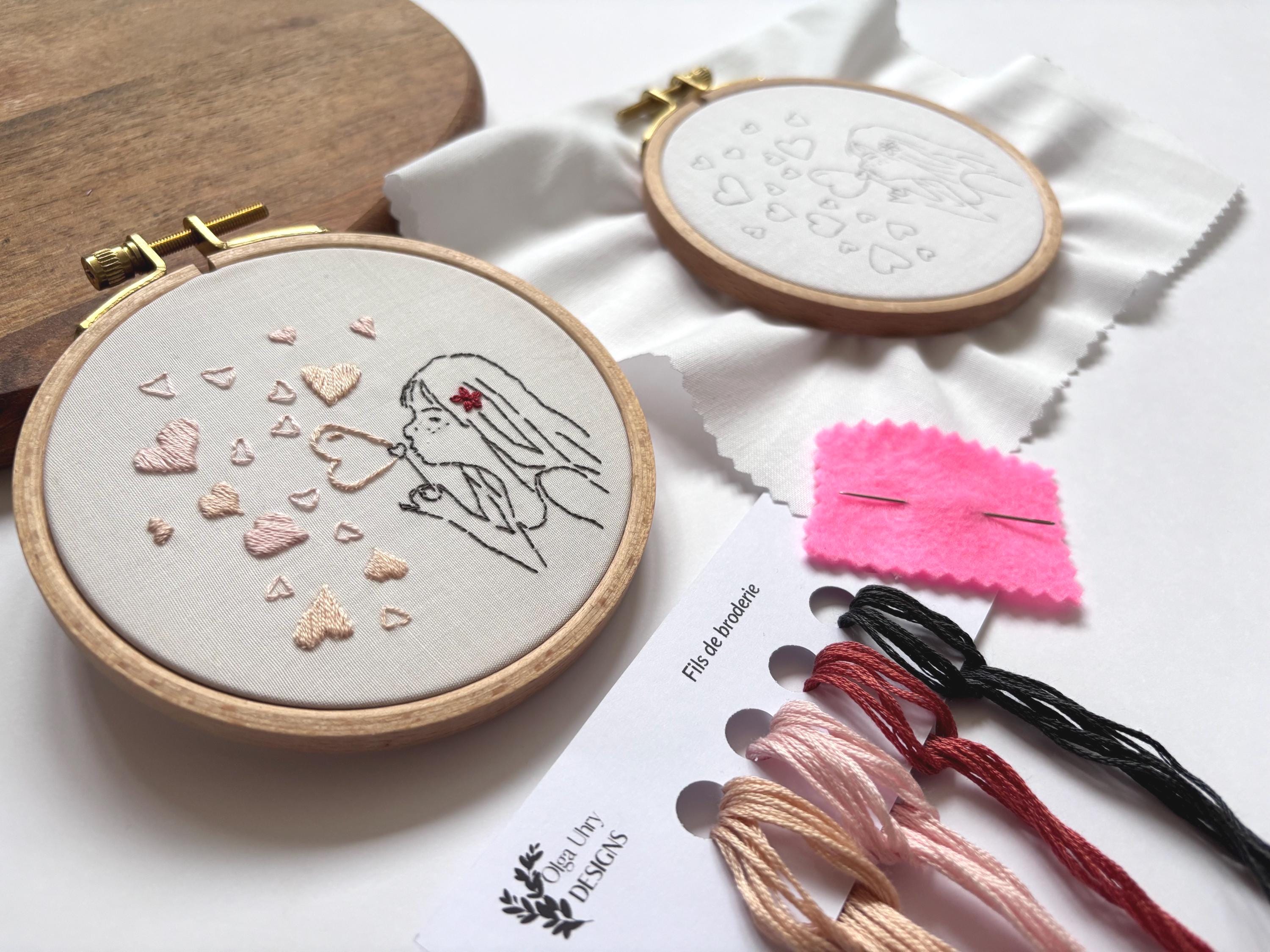 Kit de broderie - La petite rêveuse