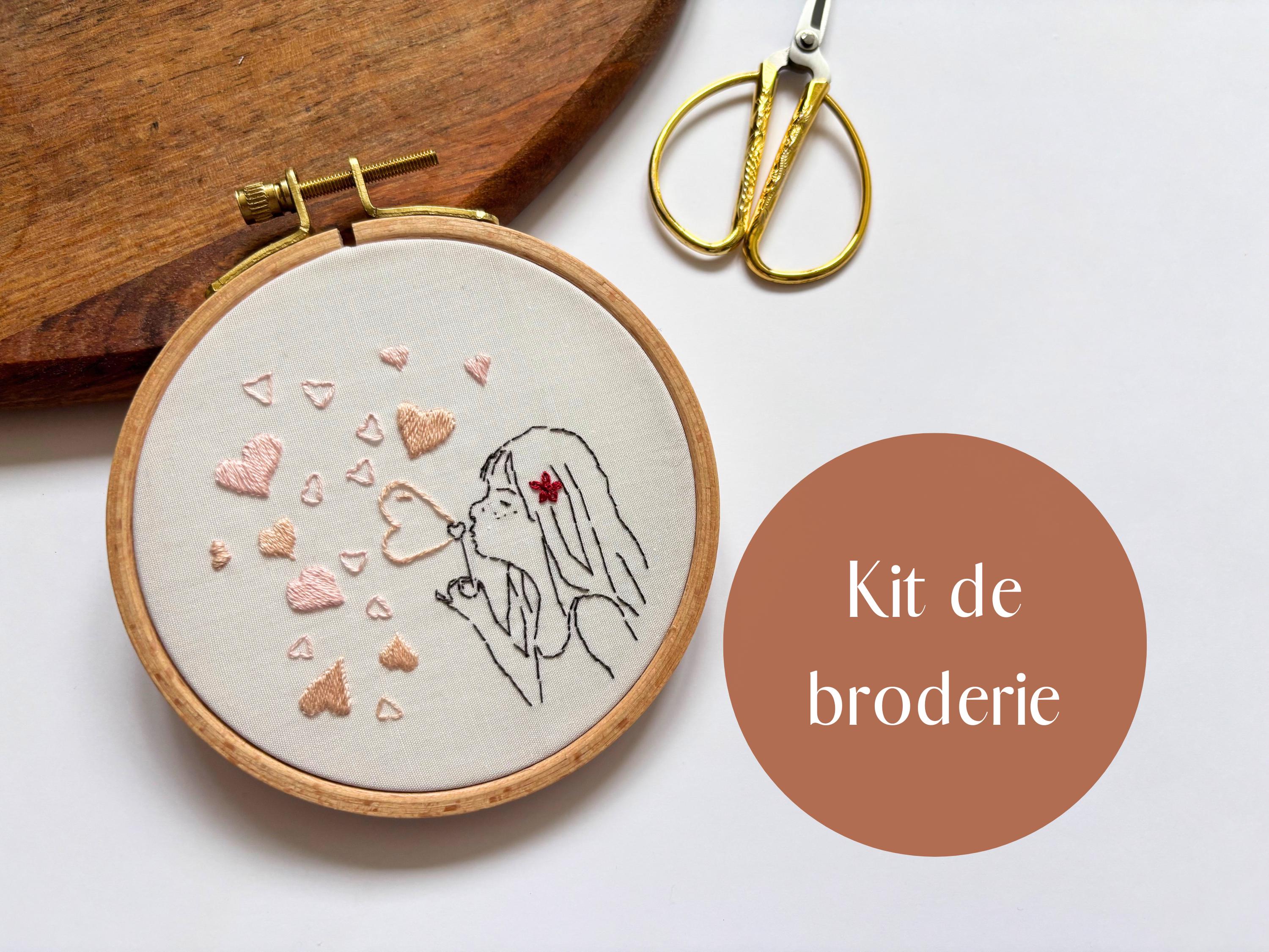 Kit de broderie - La petite rêveuse