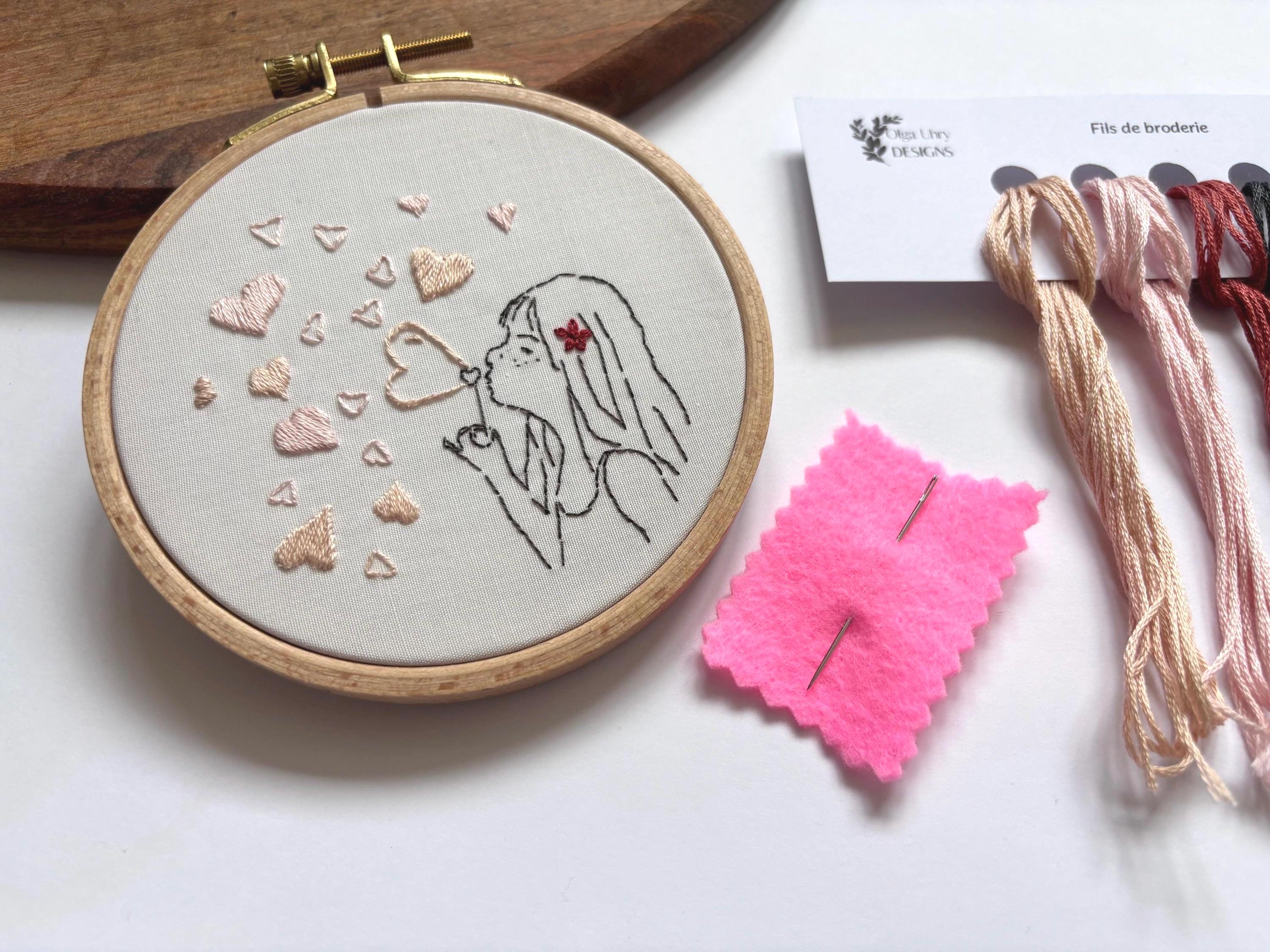 Kit de broderie - La petite rêveuse