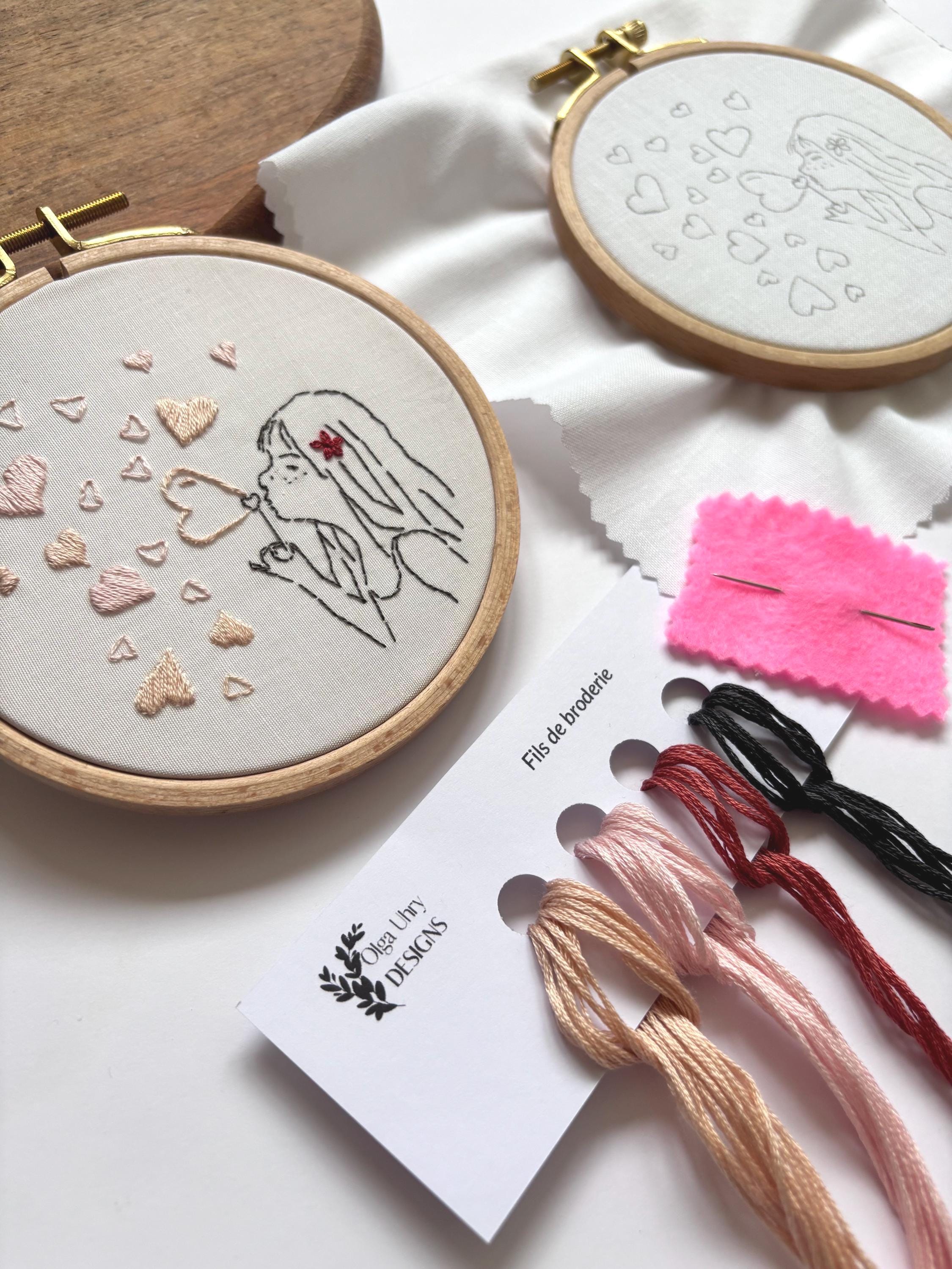 Kit de broderie - La petite rêveuse