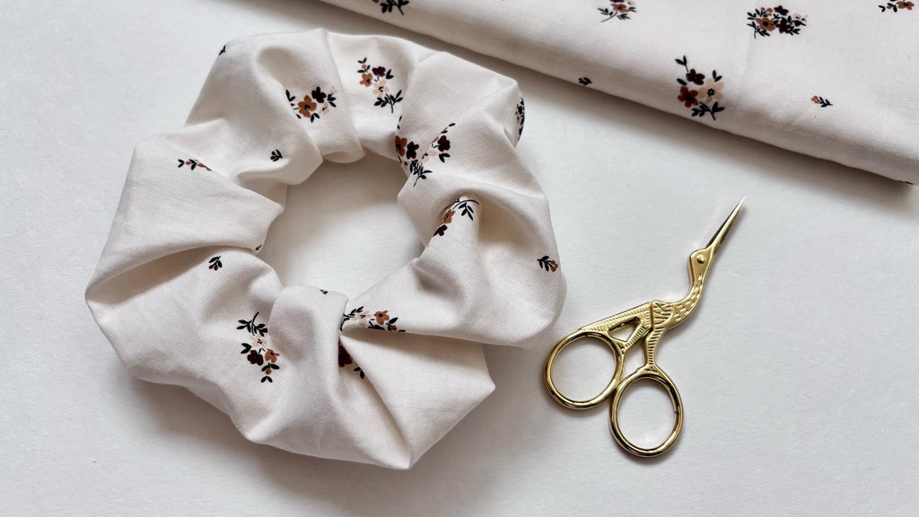 Chouchou fait main, scrunchies pour cheveux, cadeau pour elle, motif Vichy