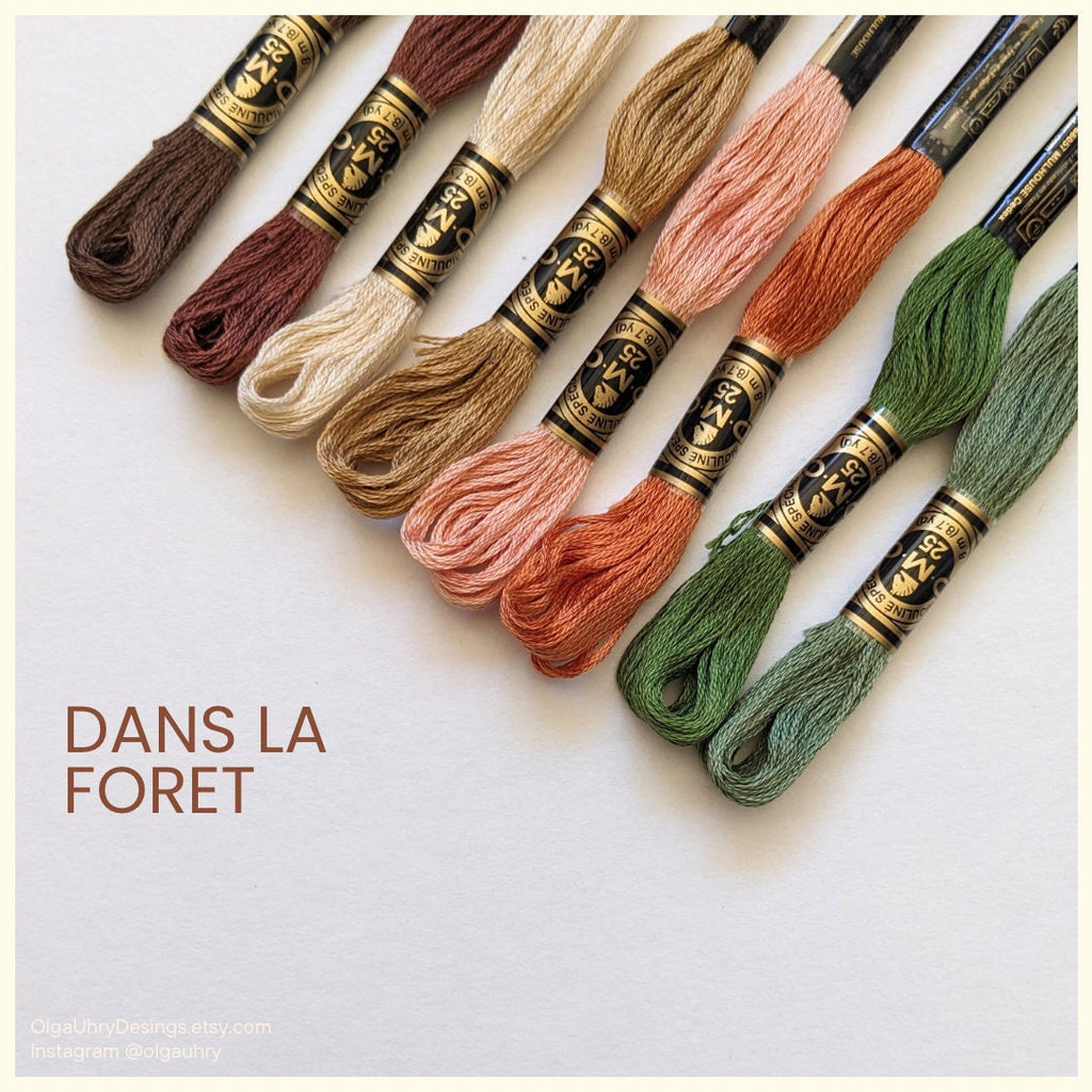 Lots de fil à broder DMC – Fils pour broderie et point de croix, assortiment de couleurs