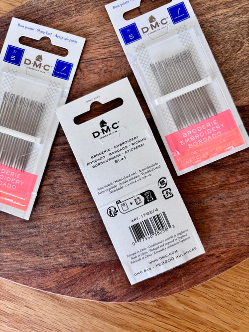 Aiguilles à broder DMC numéro 5