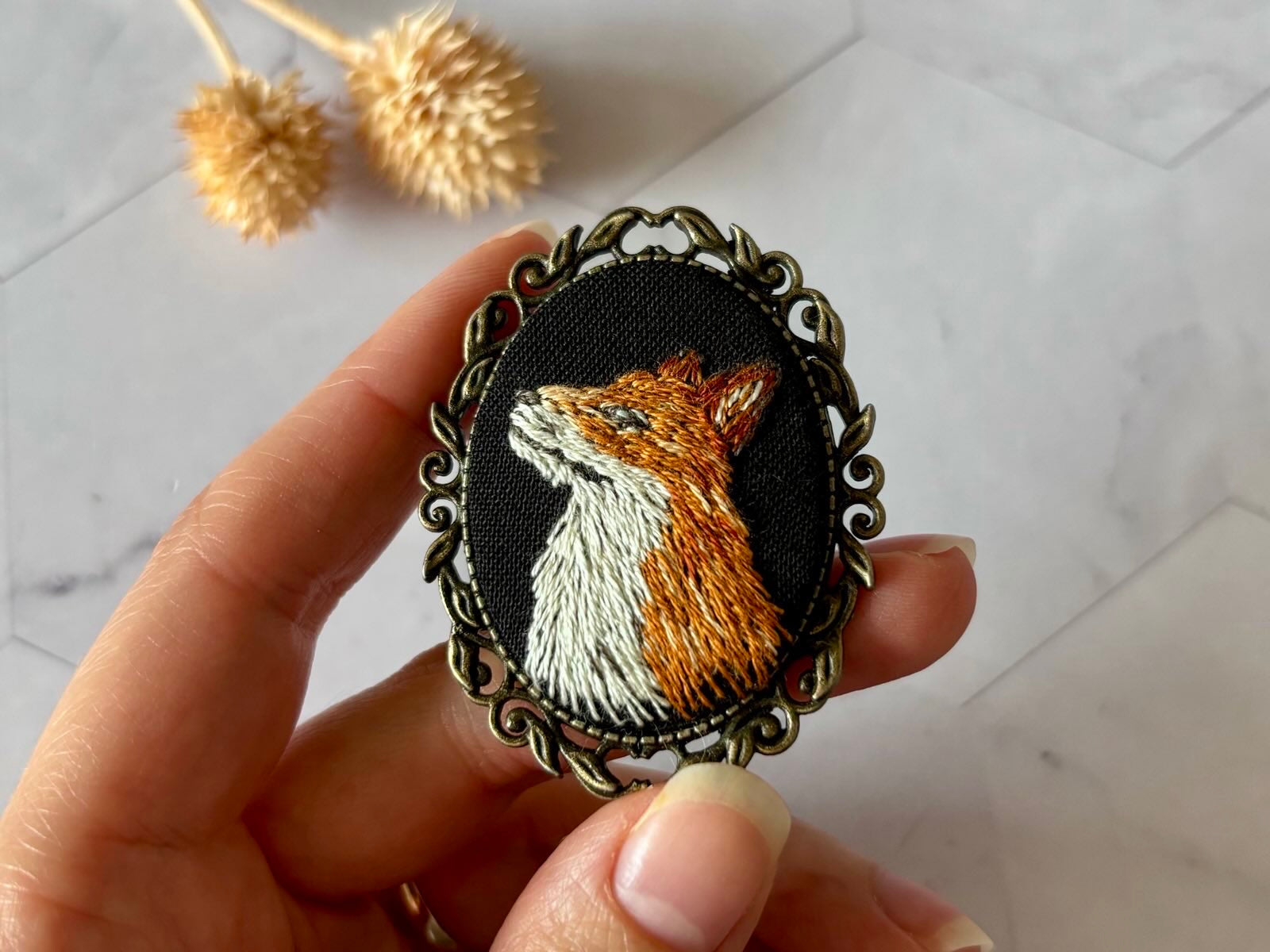 Broche style vintage - renard