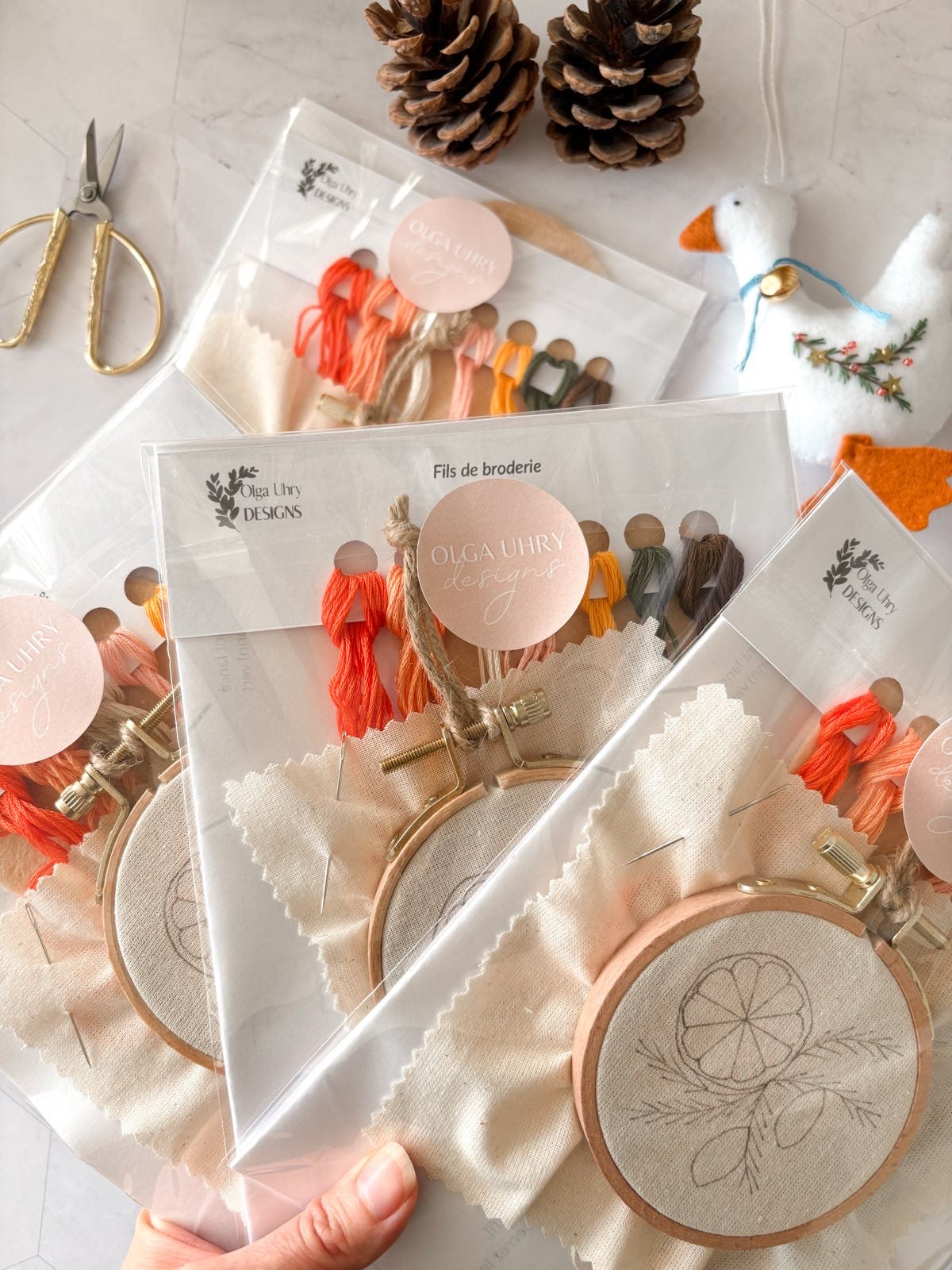 Kit de broderie Un brin de Noël