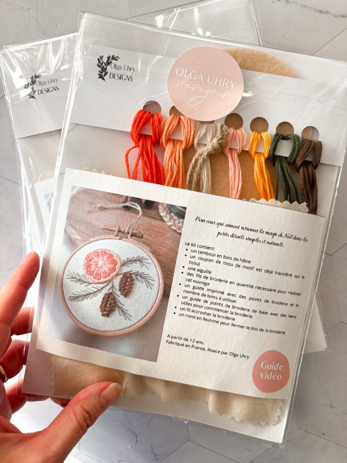 Kit de broderie Un brin de Noël