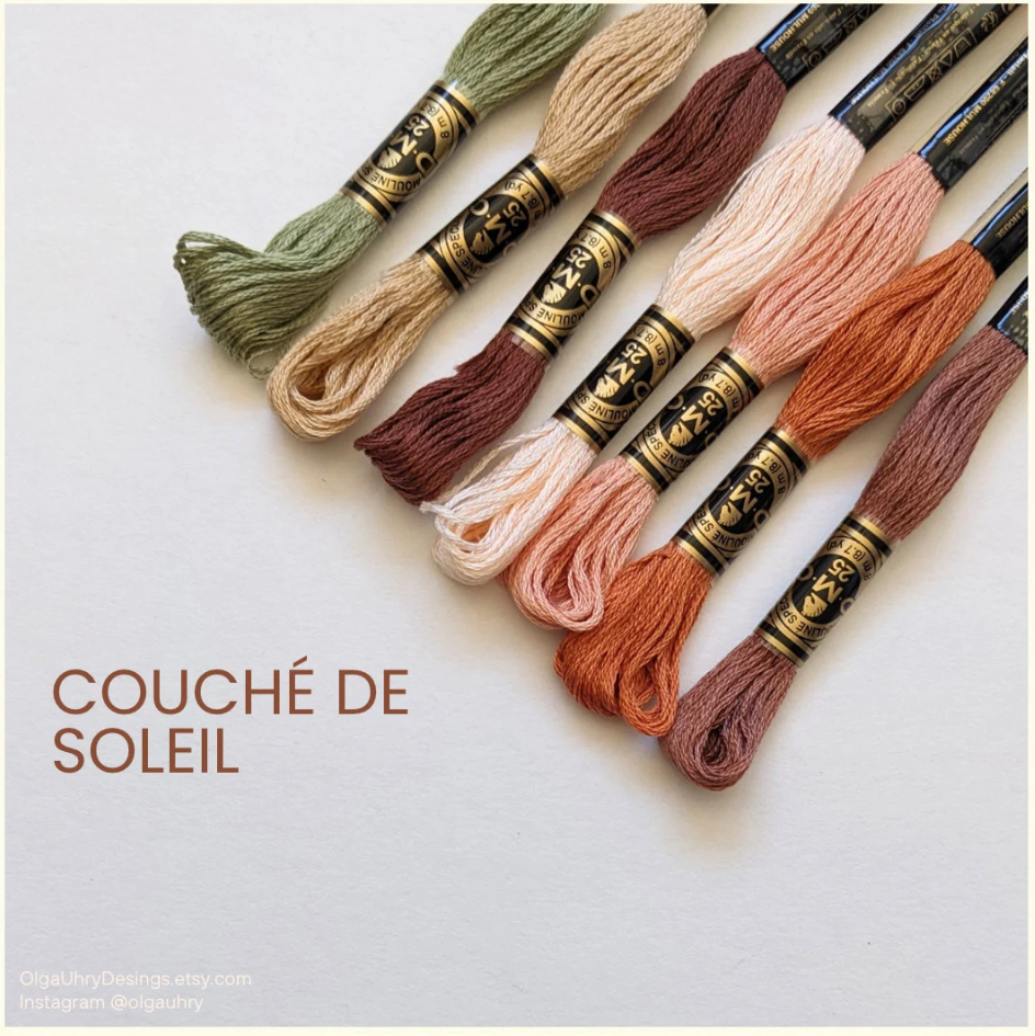 Lots de fil à broder DMC – Fils pour broderie et point de croix, assortiment de couleurs