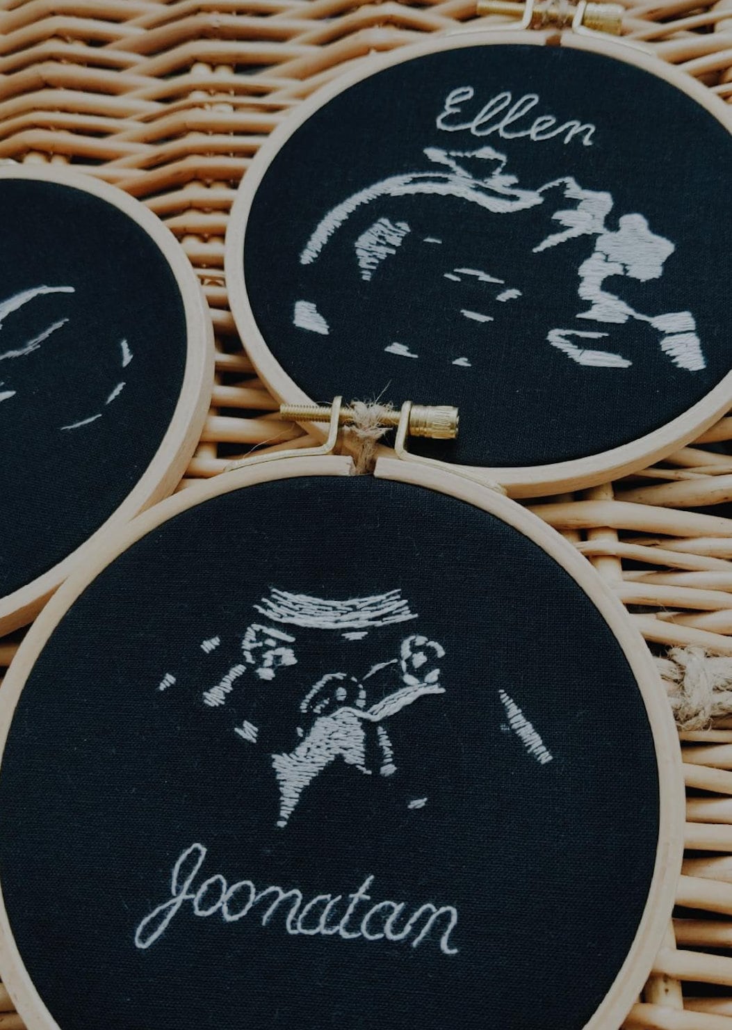 Echographie brodée personnalisée, Faire-part de grossesse, Cadeau de naissance, Décoration de chambre de bébé