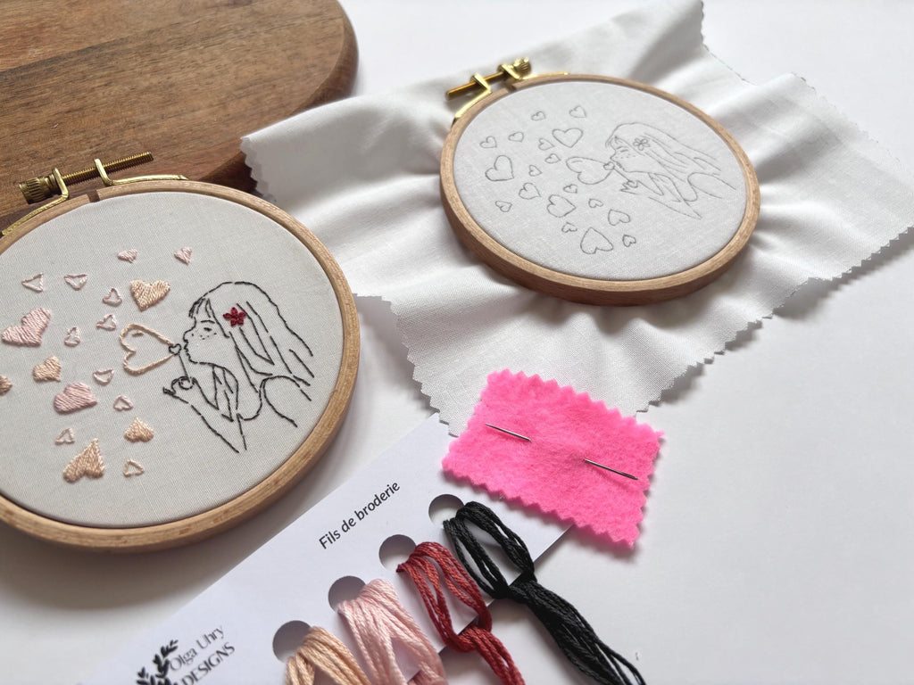 Kit de broderie - La petite rêveuse