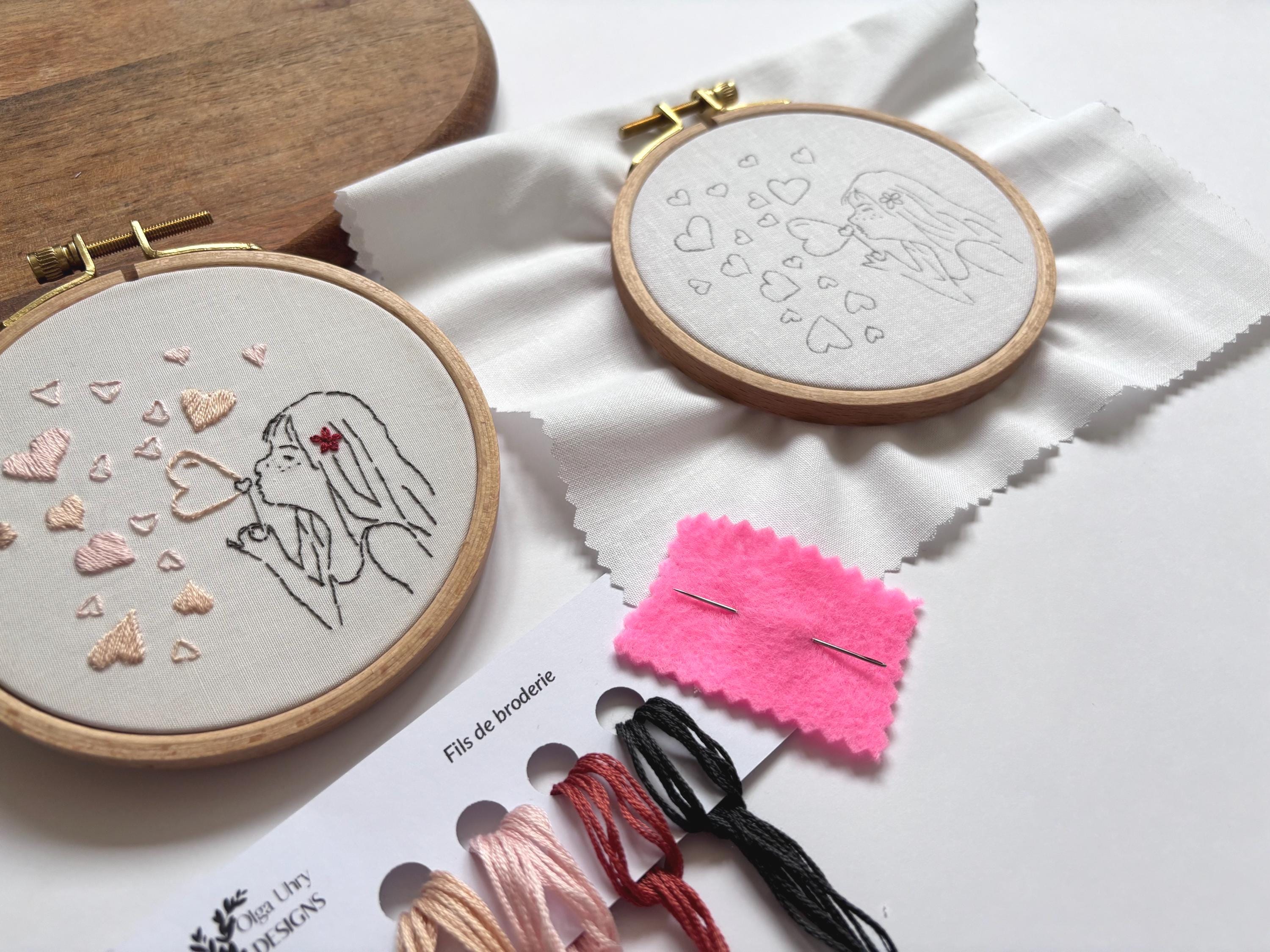 Kit de broderie - La petite rêveuse