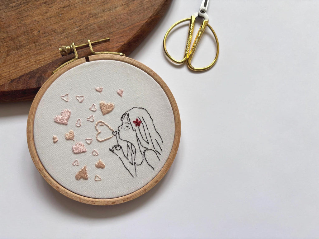 Kit de broderie - La petite rêveuse