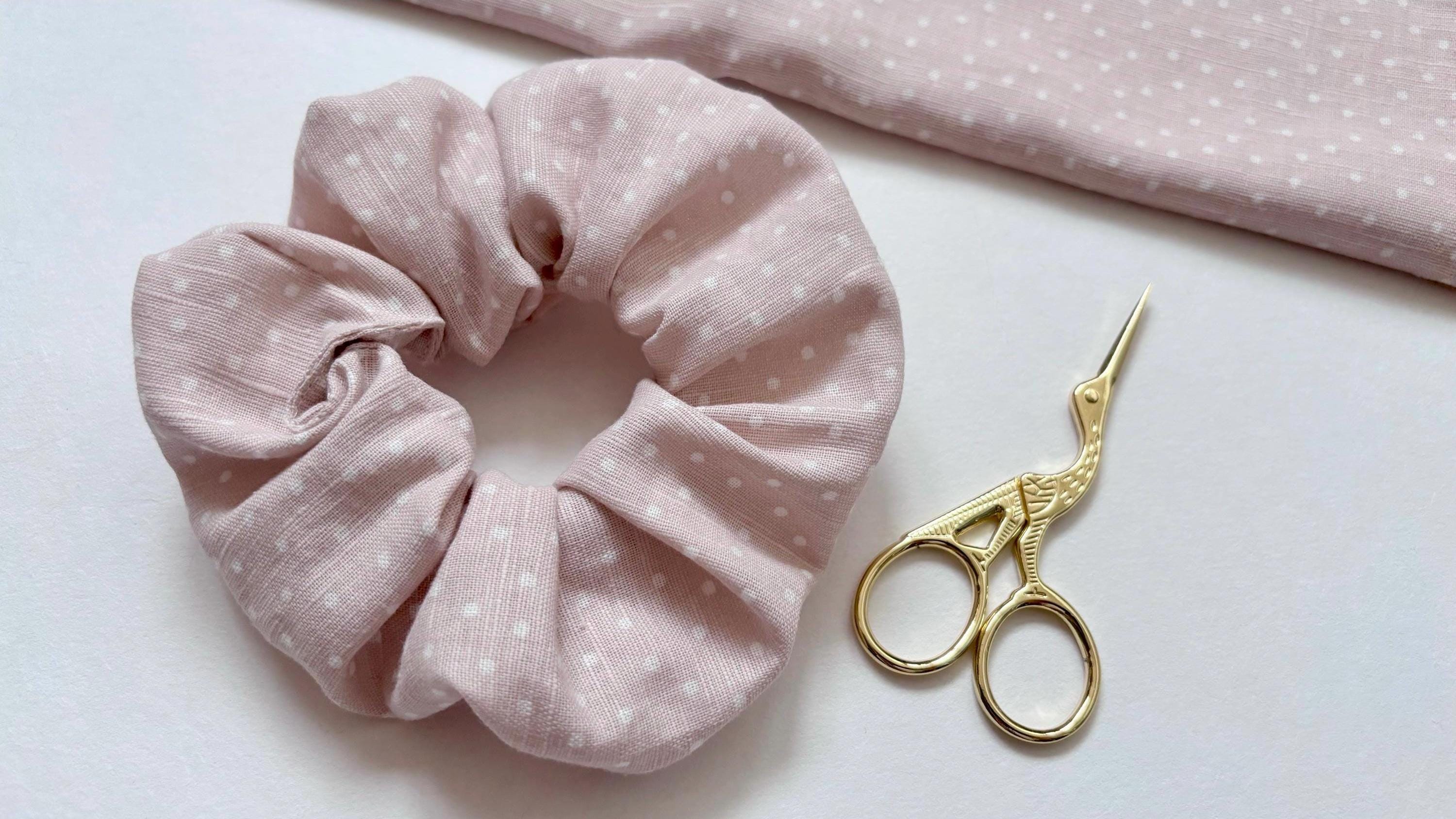 Chouchou fait main, scrunchies pour cheveux, cadeau pour elle, motif Vichy
