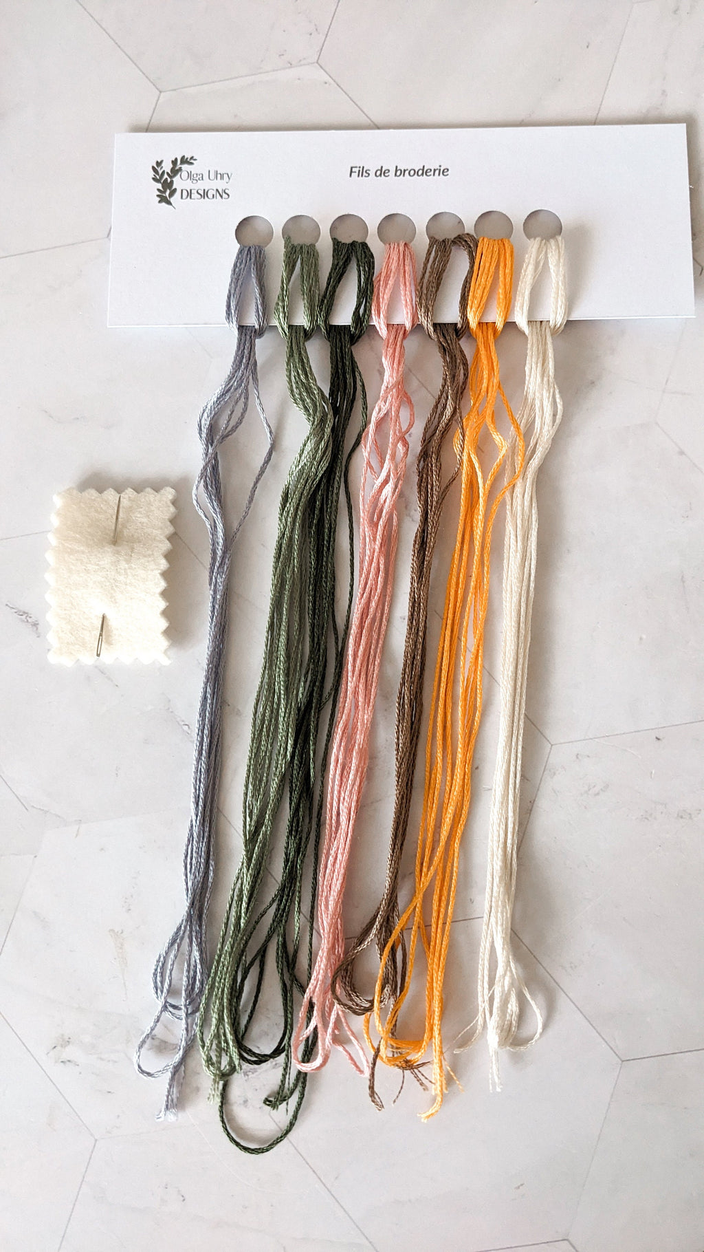 Kit de broderie fleurs sauvages, kit de broderie botanique floral pour débutants, patron de broderie floral, kit DIY art