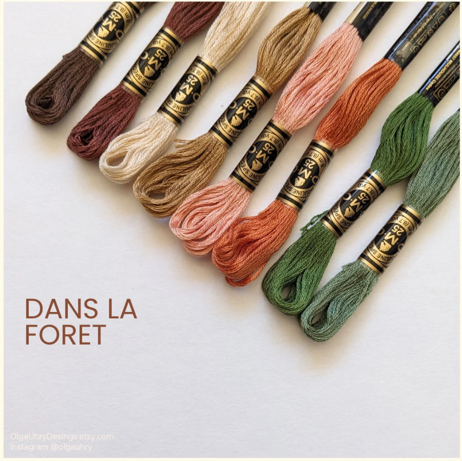 Lots de fil à broder DMC – Fils pour broderie et point de croix, assortiment de couleurs