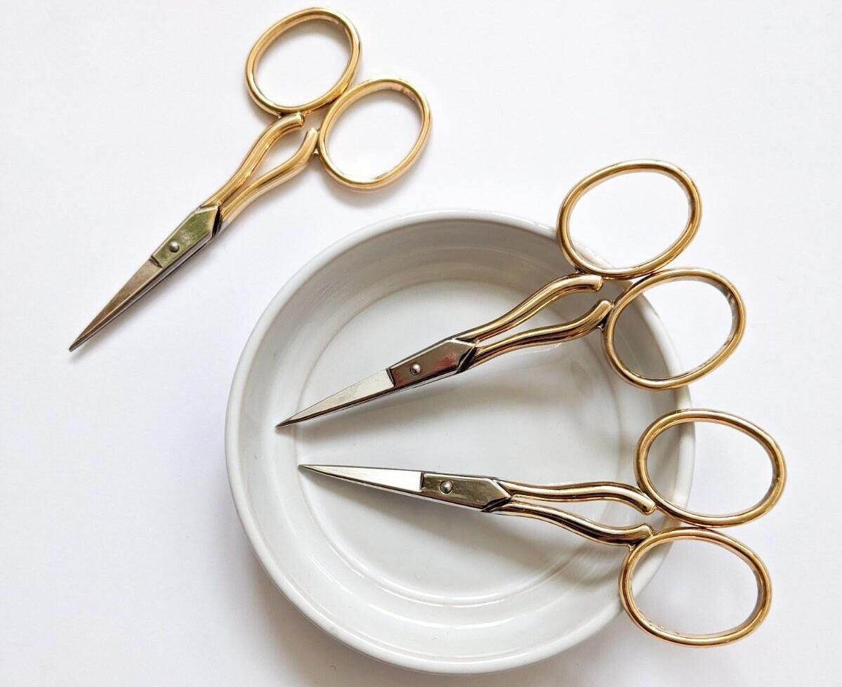 Ciseaux à broder DMC - Ciseaux à broder - Ciseaux Hardanger DMC - outils de couture, ciseaux point de croix 9cm