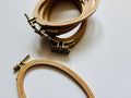 Cerceaux de broderie en bois, tambours de broderie oval, outil de broderie point croix, broderie traditionnelle