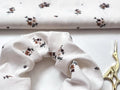 Chouchou en coton fleuri fait main, cadeau original pour femmes et filles