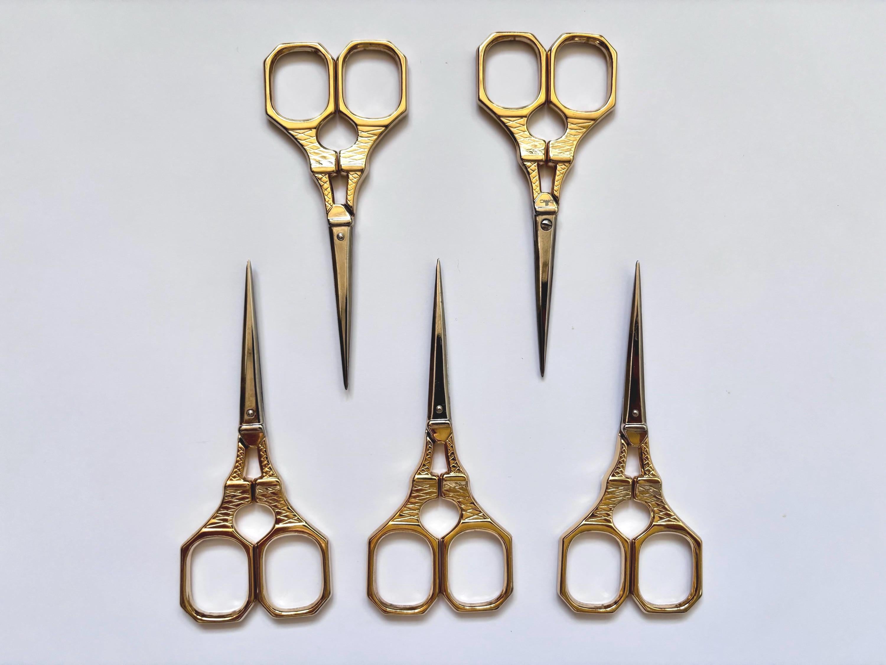 Ciseaux à broder DMC - La Tour Eiffel - Ciseaux Hardanger DMC - outils de couture, ciseaux point de croix 9cm